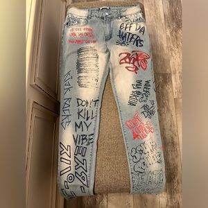Blue topic jeans